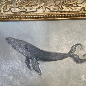 Original oil Painting, humpback whale
